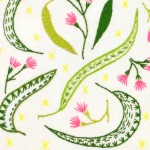 Gum Tree Leaves - KIT WITH THREADS - J-027-THRE